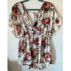 Floral Torrid Blouse
